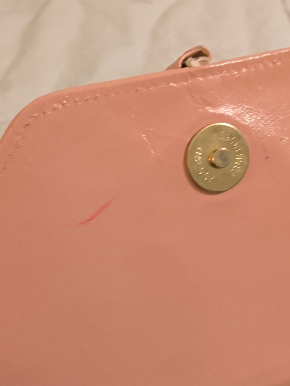 Vintage 70's, Genuine Snake Skin, Small, Pink, with Tassel. - Picture 3 of 5
